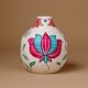 Handcrafted Ceramic Madhubani Fish Lotus Decorative Art Vase